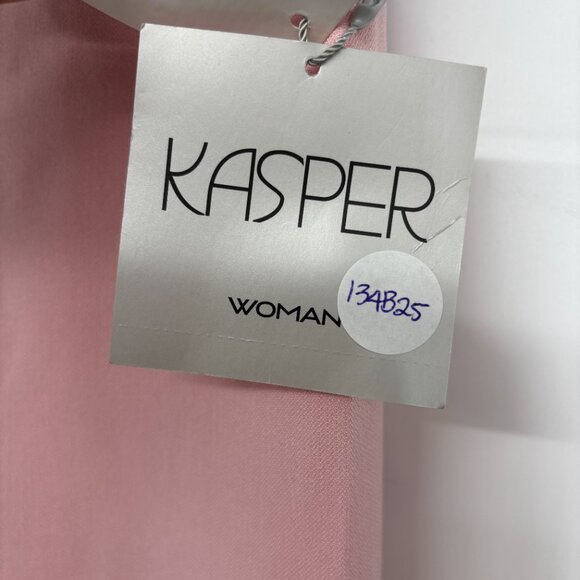 Kasper Women's Plus Harlow Pant Iconic Stretch Crepe Tutu Pink Size 14W NWT - Picture 5 of 6